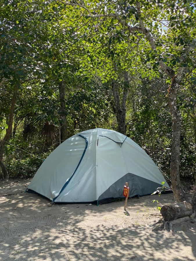 Balam Camping & Cabanas جزيرة هول بوكس المظهر الخارجي الصورة